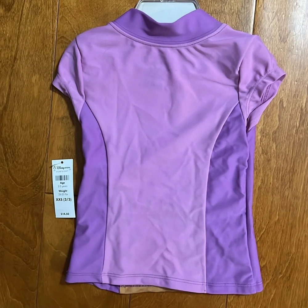 Disney Store Princess Toddler Bathing Suit (3) & Swim Top XXS (2/3) Summer Beach